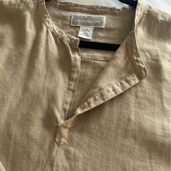 Weekendz men’s Linen Shirt, XXXL - Picture 14 of 15